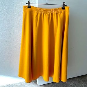 Gorgeous Flowy Yellow Skirt